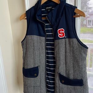 Syracuse University vest size medium